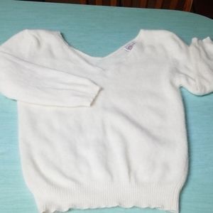 Talbots white sweater
